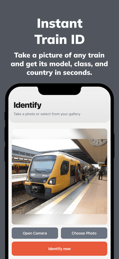 Trainy App Screenshot 2